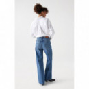 Vaqueros Mujer Vaqueros SALSA JEANS True Wide