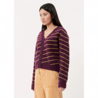 Jerséis y Sudaderas Cardigan FRNCH Marie Aubergine
