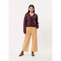Jerséis y Sudaderas Cardigan FRNCH Marie Aubergine