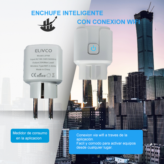 Enchufe inteligente Wifi - Guanxe Atlantic Marketplace