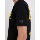 Camisetas Hombre Camiseta REPLAY de Punto con Estampado Speed Shop