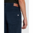 Pantalones FARAH Rushmore de Pana Tapered True Navy