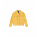 Chaquetas Hombre Chaqueta THINKING MU Amarilla de Pana Frans