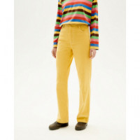 Pantalones Pantalón THINKING MU Amarillo de Pana Theresa