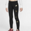NIKE Leggins Algodon Niña