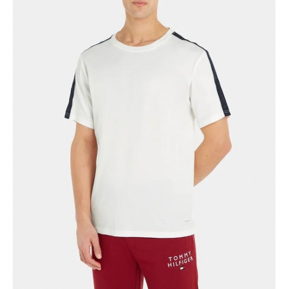 Camiseta Tommy Hilfiger Blanca Logo Hombros  TOMMY JEANS