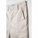 Pantalones SALSA JEANS Push In Faith Cargo Pearl