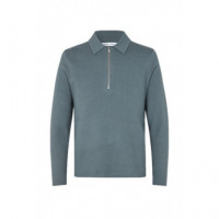 Jerséis y Sudaderas Jersey SAMSØE SAMSØE Guna Half Zip 10490 Stormy Weather - Guanxe Atlantic Marketplace
