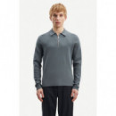 Jerséis y Sudaderas Jersey SAMSØE SAMSØE Guna Half Zip 10490 Stormy Weather
