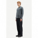 Jerséis y Sudaderas Jersey SAMSØE SAMSØE Guna Half Zip 10490 Stormy Weather