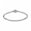 PANDORA Pulsera Moments en Plata de Ley con Cierre de Barril para Charms 598816C00
