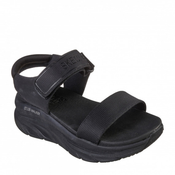 SKECHERS  Sandals Black Mesh D'lux Walker 119226-BBK
