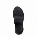SKECHERS  Sandals Black Mesh D'lux Walker 119226-BBK