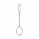 PANDORA Colgante de Bolso para Charms en Plata de Ley PANDORA Moments 399571C00
