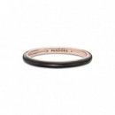 PANDORA PANDORA Rose Anillo Esmalte Negro PANDORA Me 189655C01
