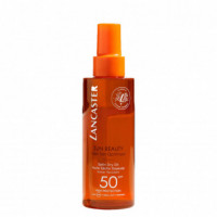 LANCASTER Sun Beauty Body Fast Tan Optimizer Satin Dry Oil SPF50, 150ML - Guanxe Atlantic Marketplace