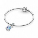 PANDORA Moments Charm Colgante en Plata de Ley Pulpo Cristal de Murano 791694C01