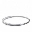 PANDORA Moments Pulsera Rígida PANDORA Signature en Plata de Ley 592313C01