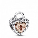 PANDORA Charm Candado Corazón Divisible en Dos Tonos 782505C00