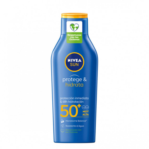 NIVEA Loción Solar Protege E Hidrata Fp 50+, 400ML