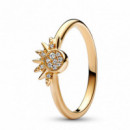 PANDORA Anillo en Oro Celestial Brillante 162674C01