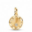 PANDORA Charm Medallón Poder Luz del Sol 763039C01