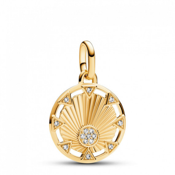 PANDORA Charm Medallón Poder Luz del Sol 763039C01