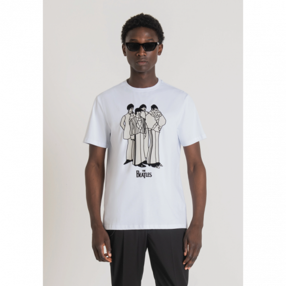 Camiseta Regular Fit 100 % de Algodón con Estampado «the Beatles»  ANTONY MORATO