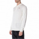 Jerséis y Sudaderas Polo ROBE DI KAPPA Unisex Daimen Giovani Blanco