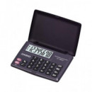 CASIO Calculadora 8 Digitos LC-160LV-BK-W con Tapa Negra