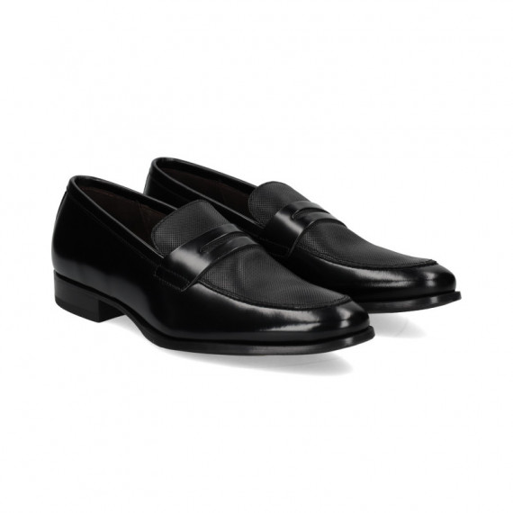 Mocasin Pala Pixel Negro  SERGIO SERRANO