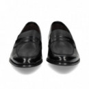 Mocasin Pala Pixel Negro  SERGIO SERRANO