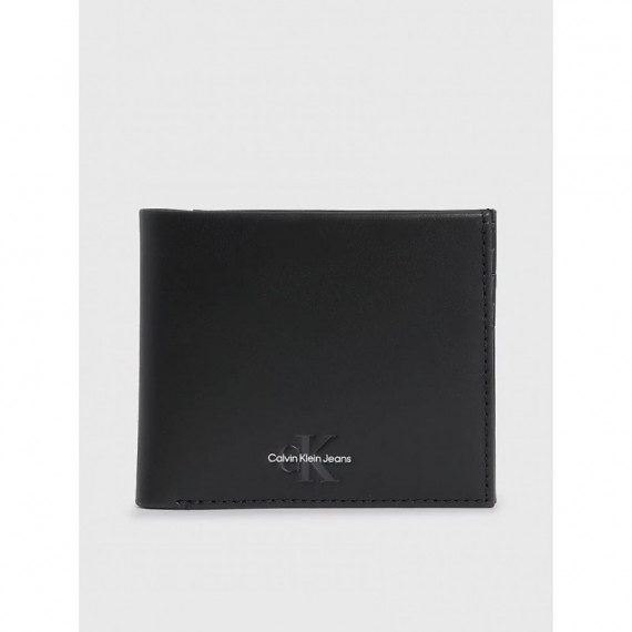 Monogram Soft Bifold W/coin Black  CALVIN KLEIN