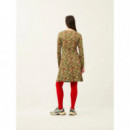 Vestidos Vestido XANTIK Green Flower Garden