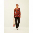 Camisas y Tops Camiseta XANTIK Easy Brown Sunset