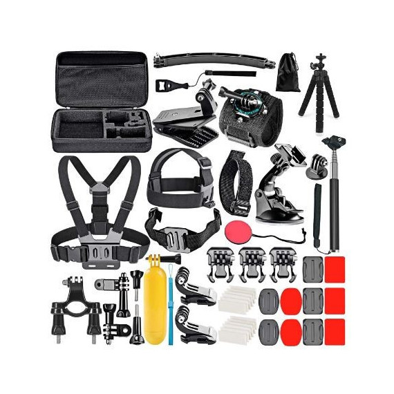 Kit de 50 Accesorios para Cámaras Deportivas ULTRAPIX