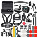 Cámara de Acción ULTRAPIX + Kit de 50 Accesorios para Cámaras Deportivas