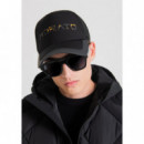 Gorra de Béisbol de Popelina con Logotipo Salpicado de Pintura ANTONY MORATO