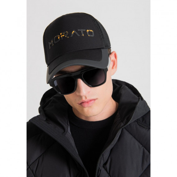 Gorra de Béisbol de Popelina con Logotipo Salpicado de Pintura ANTONY MORATO