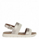 GEOX Sandalias Oro D35NNA 0AJ22-C2L1Q