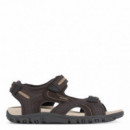 GEOX Sandalias Marrón U8224D 050AU-C0705