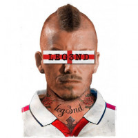 Camiseta LEG3ND Becks Blanco