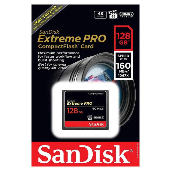 Compact Flash SANDISK Extreme Pro 128GB
