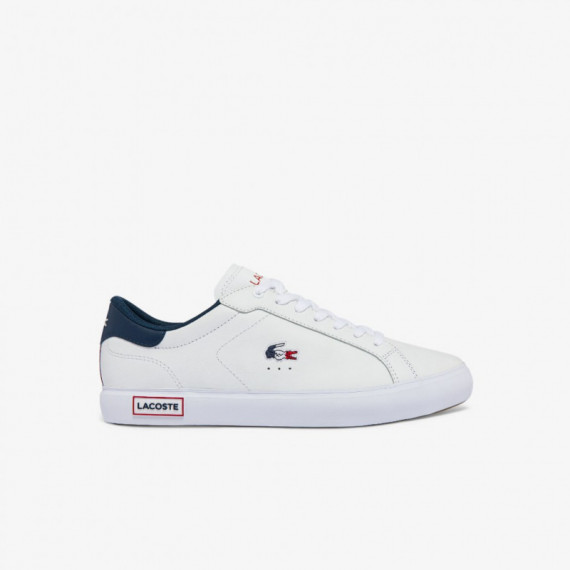 Zapatillas de Hombre Powercourt en Piel Tricolor LACOSTE
