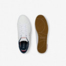 Zapatillas de Hombre Powercourt en Piel Tricolor LACOSTE