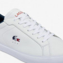 Zapatillas de Hombre Powercourt en Piel Tricolor LACOSTE