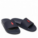 Polo Slide Navy/red Pp  RALPH LAUREN