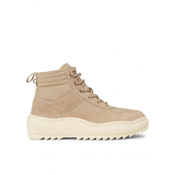 Tjm Mix Material Boot Sandalwood  TOMMY HILFIGER - Guanxe Atlantic Marketplace