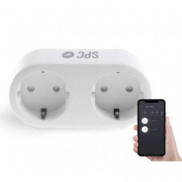 SPC Enchufe Inteligente Wifi Clever Dual 6206B