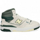 Botin Vivos Verde Piel Blanco  NEW BALANCE